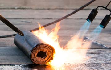 Leath asphalt flat roofing repairs