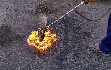 Leath flat roofing repairs